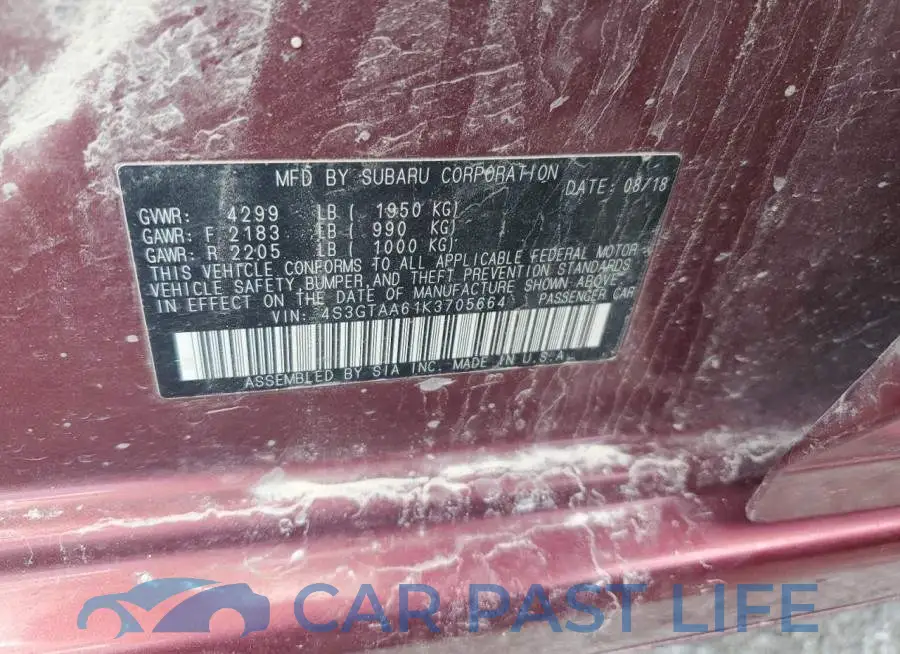 4S3GTAA61K3705664# 12