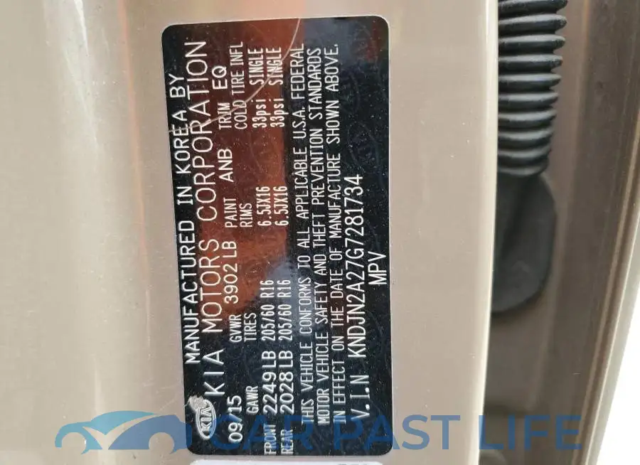 KNDJN2A27G7281734# 12