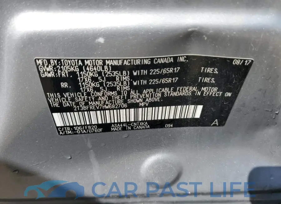 2T3BFREV7HW682706# 14