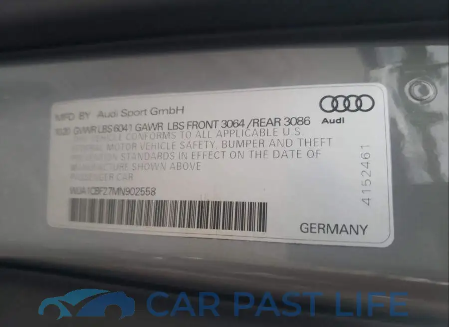 WUA1CBF27MN902558# 10