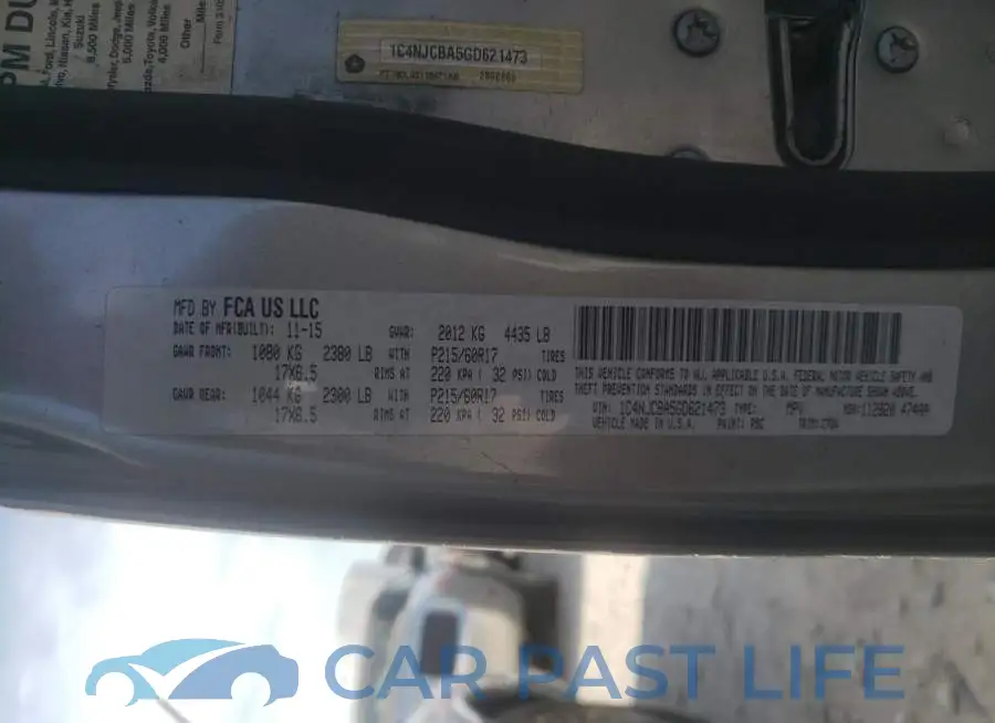 1C4NJCBA5GD621473# 13