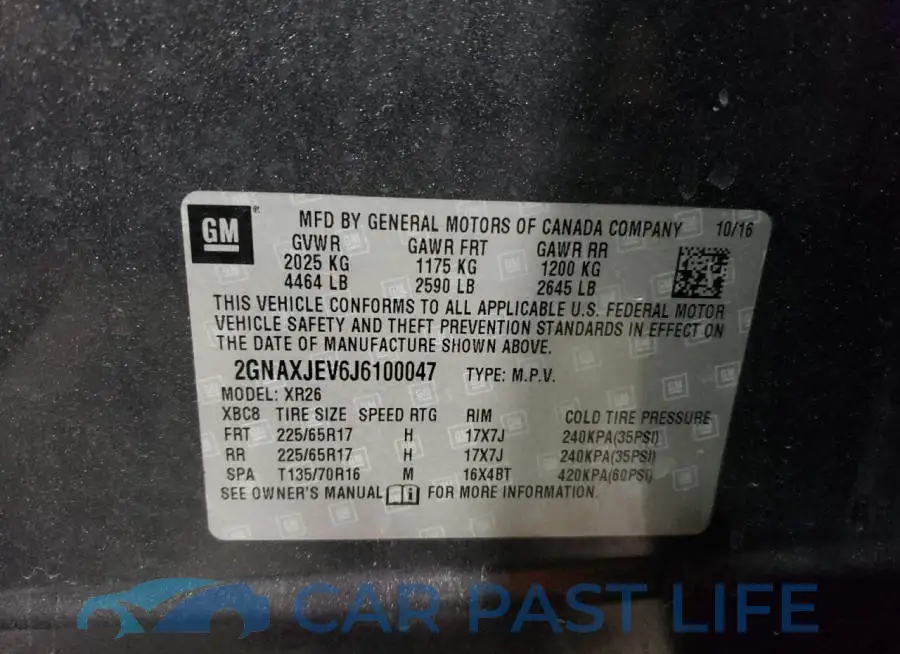 2GNAXJEV6J6100047# 14
