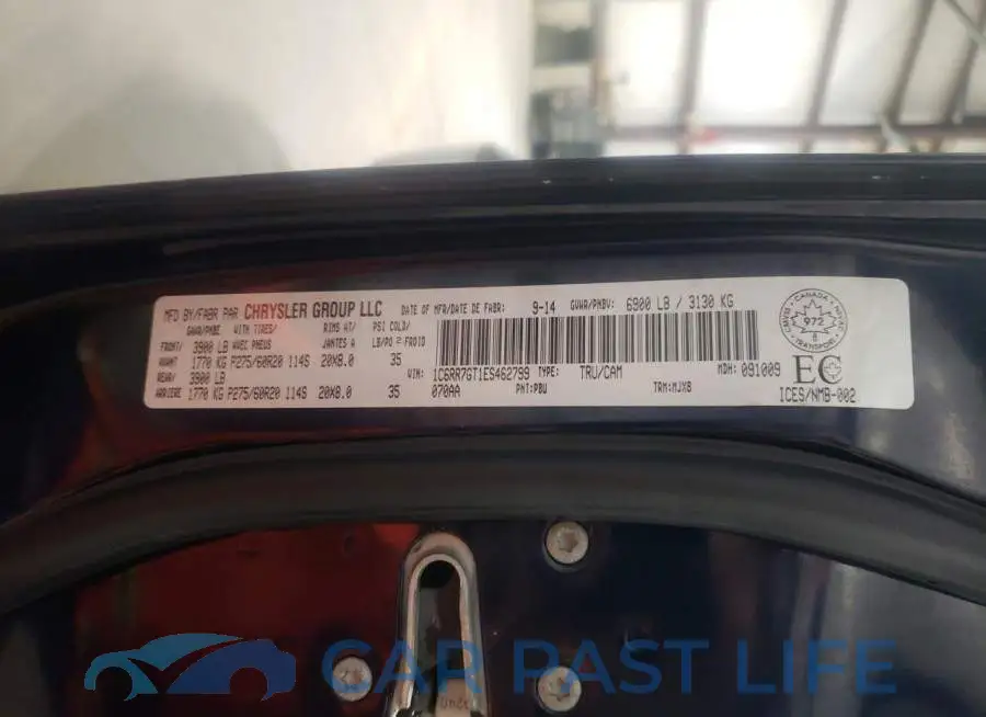 1C6RR7GT1ES462799# 12