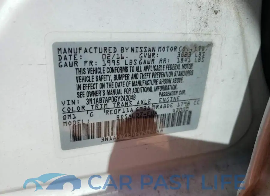 3N1AB7AP0GY242048# 12