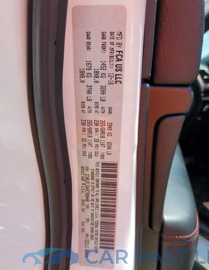 1C4RJFLG4HC769448# 12