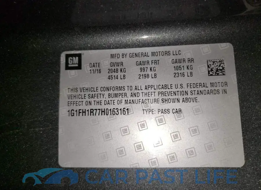 1G1FH1R77H0163161# 13