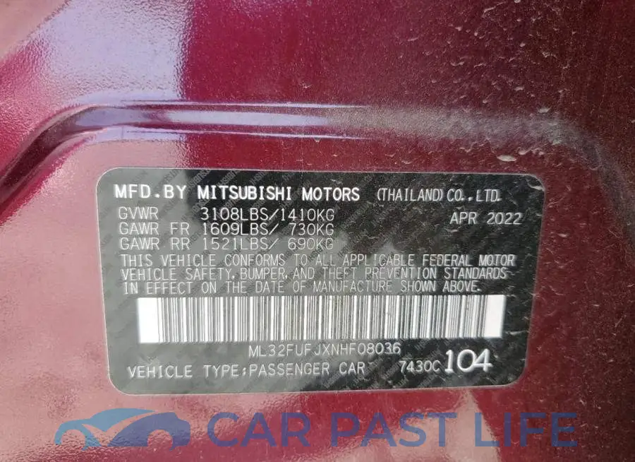 ML32FUFJXNHF08036# 13