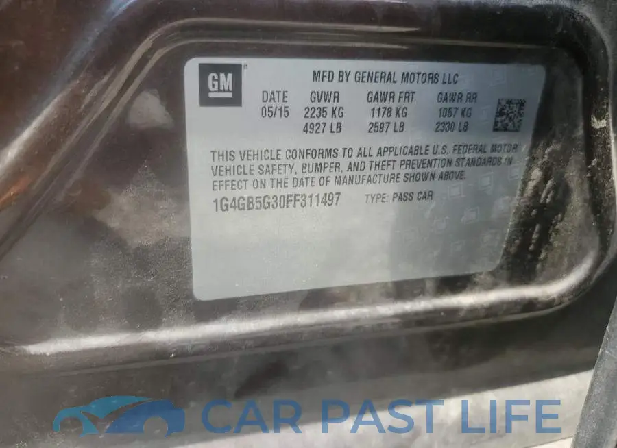 1G4GB5G30FF311497# 12