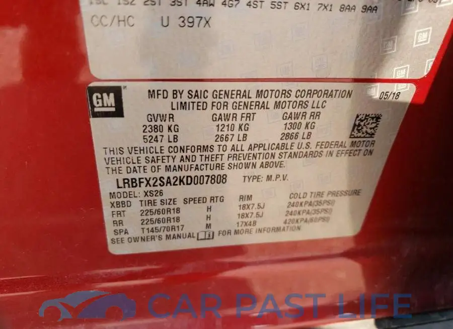 LRBFX2SA2KD007808# 12