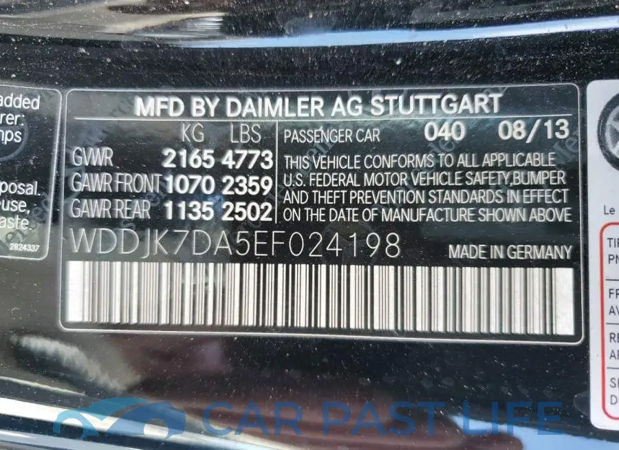 WDDJK7DA5EF024198# 12
