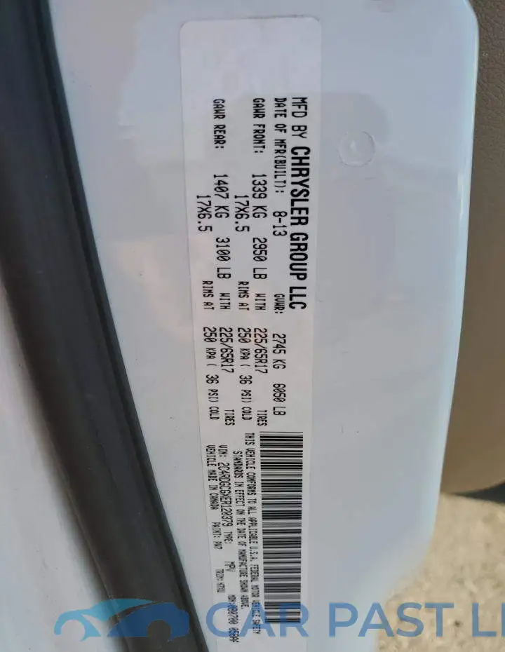 2C4RDGCGXER120379# 13