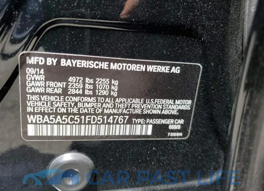 WBA5A5C51FD514767# 12