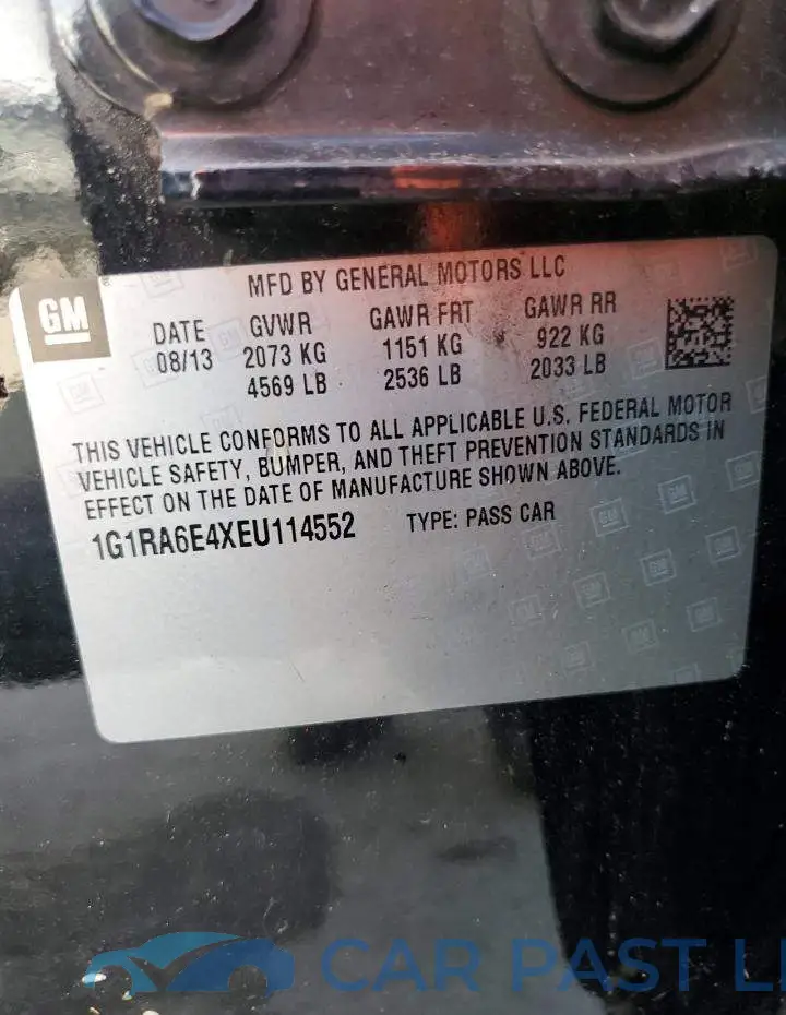 1G1RA6E4XEU114552# 12