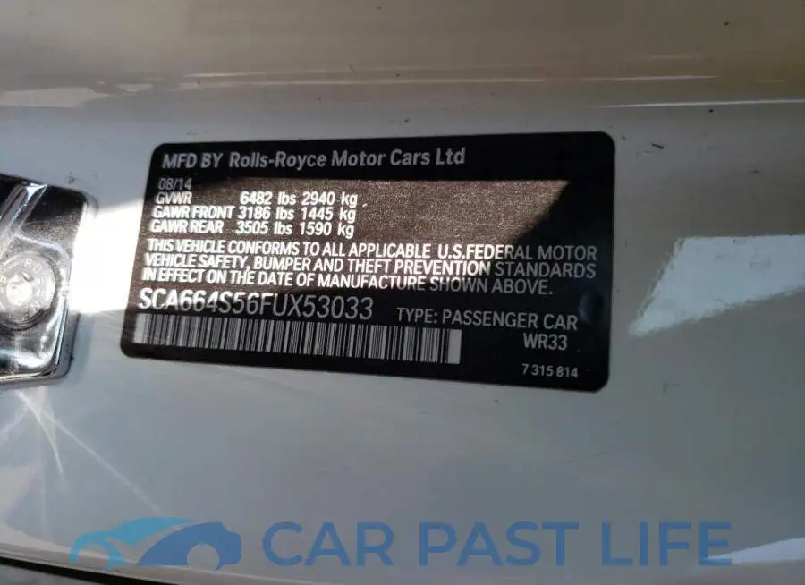 SCA664S56FUX53033# 12