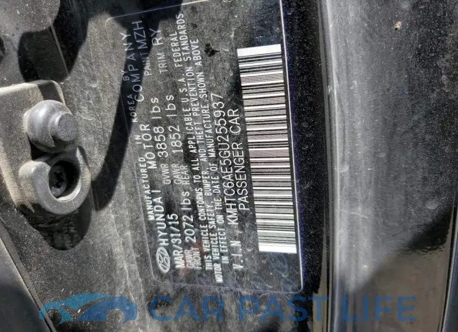 KMHTC6AE5GU255937# 12