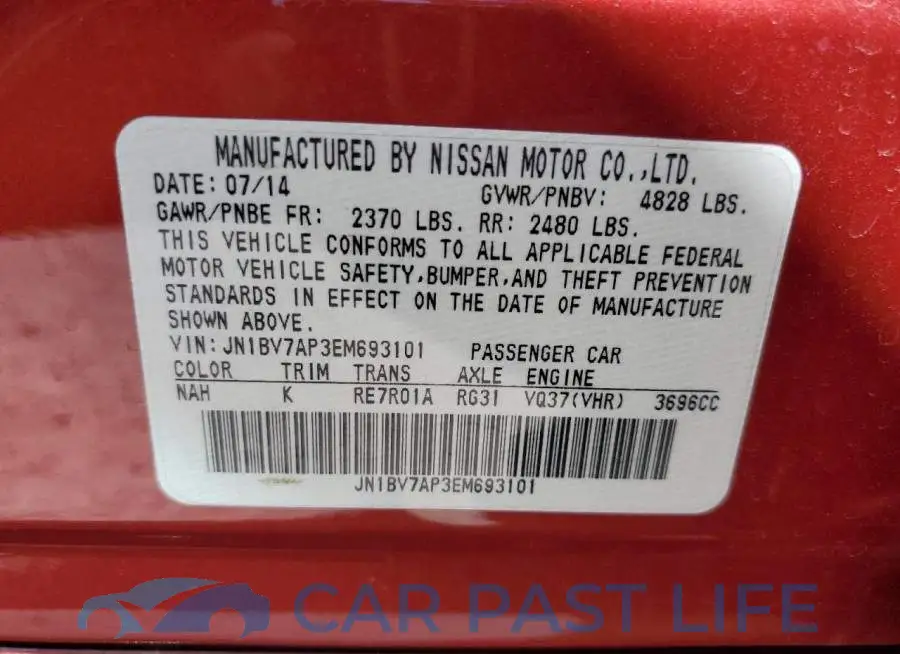 JN1BV7AP3EM693101# 12