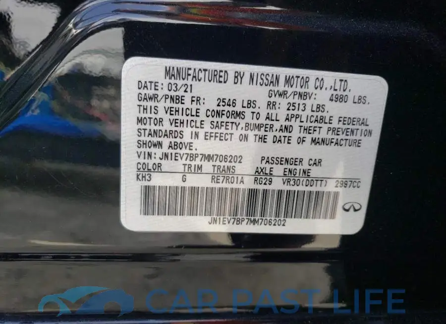 JN1EV7BP7MM706202# 12