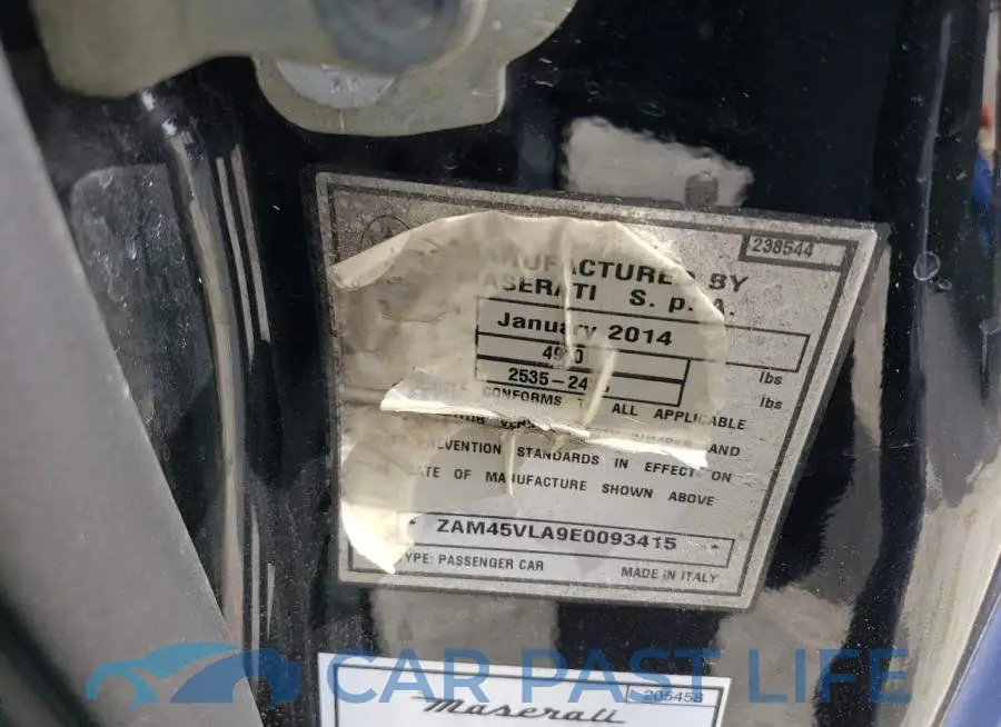 ZAM45VLA9E0093415# 12
