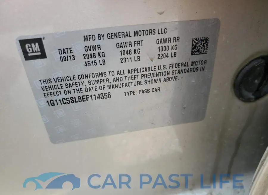 1G11C5SL8EF114356# 12