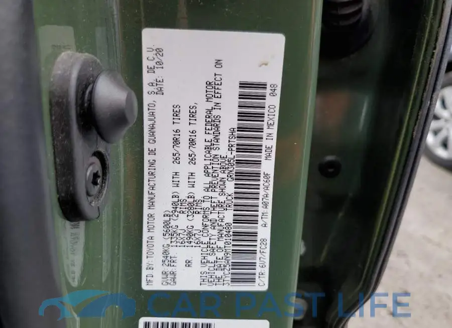 3TYCZ5AN9MT010480# 12