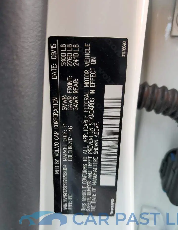 YV1902SP5G1299304# 13