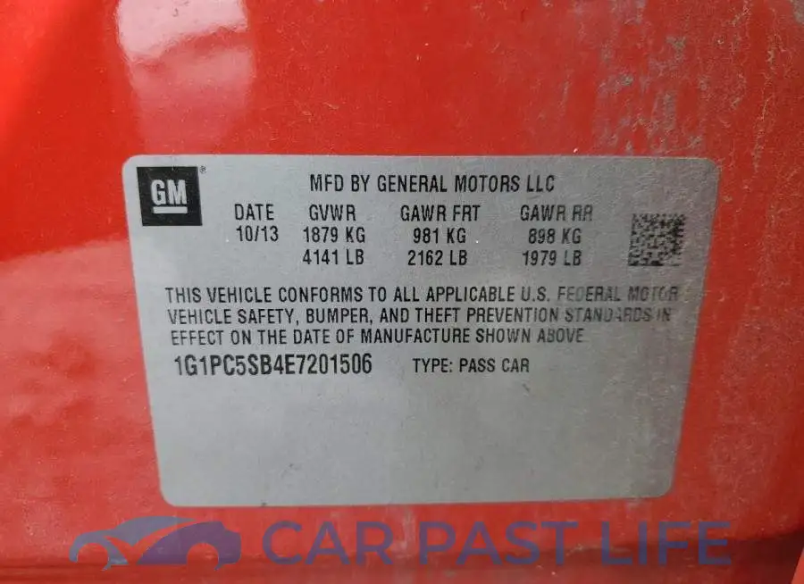 1G1PC5SB4E7201506# 12