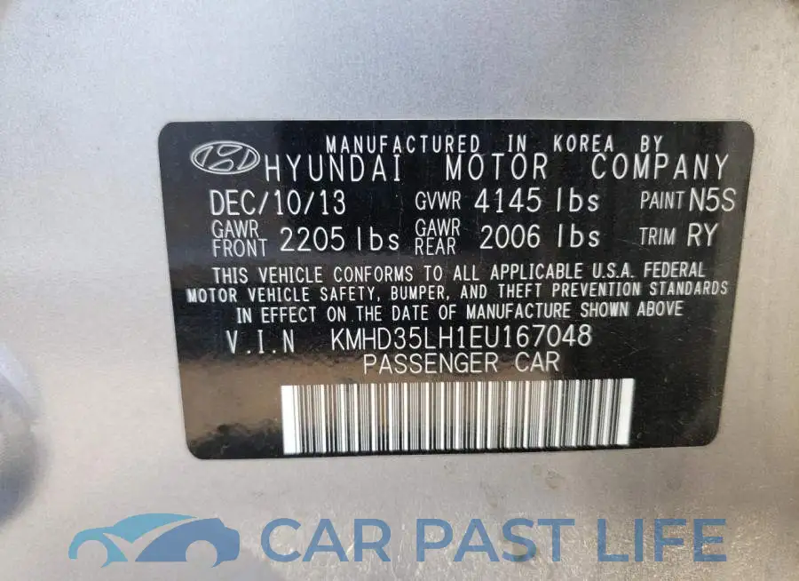 KMHD35LH1EU167048# 12