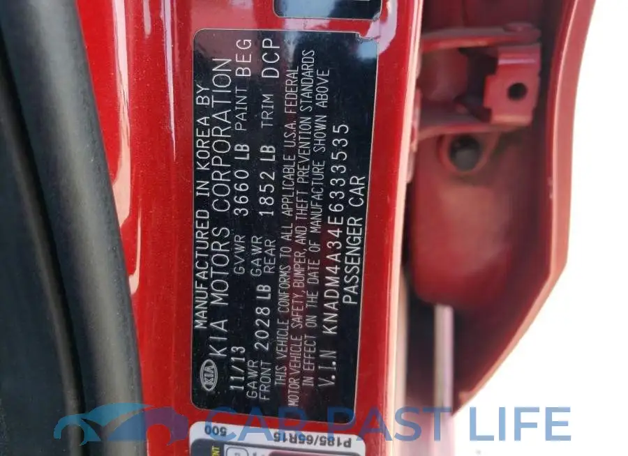 KNADM4A34E6333535# 12