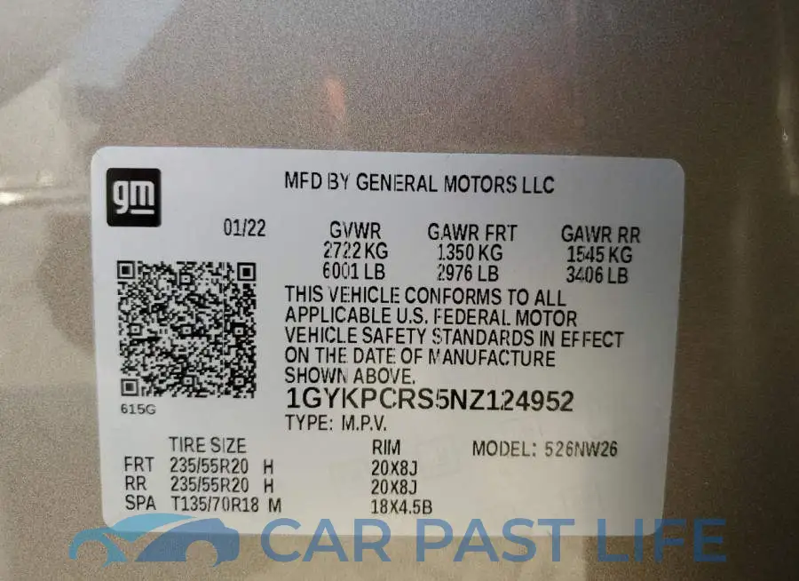 1GYKPCRS5NZ124952# 14