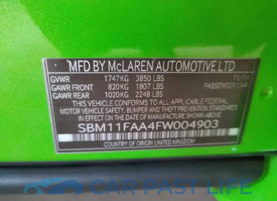 SBM11FAA4FW004903# 10