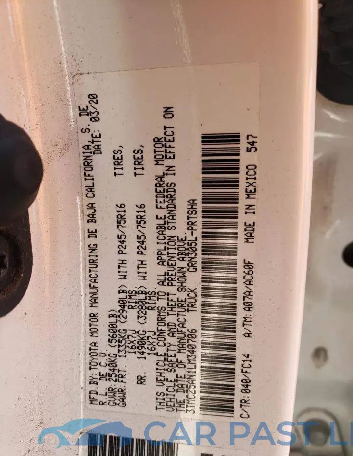 3TMCZ5AN1LM340706# 13
