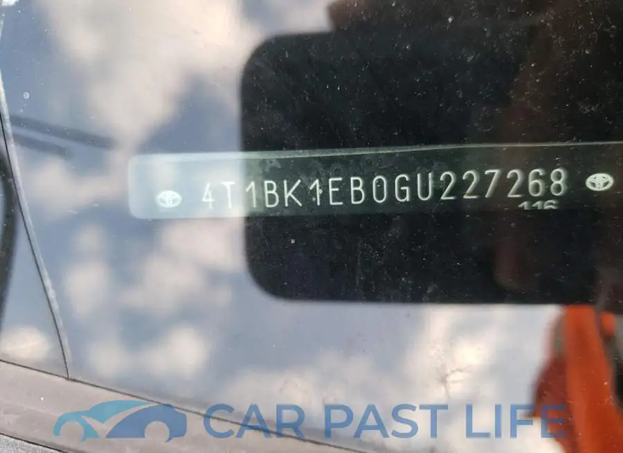 4T1BK1EB0GU227268# 12