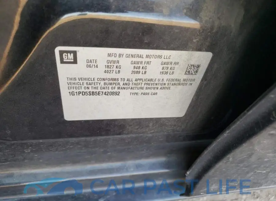 1G1PD5SB5E7420892# 12
