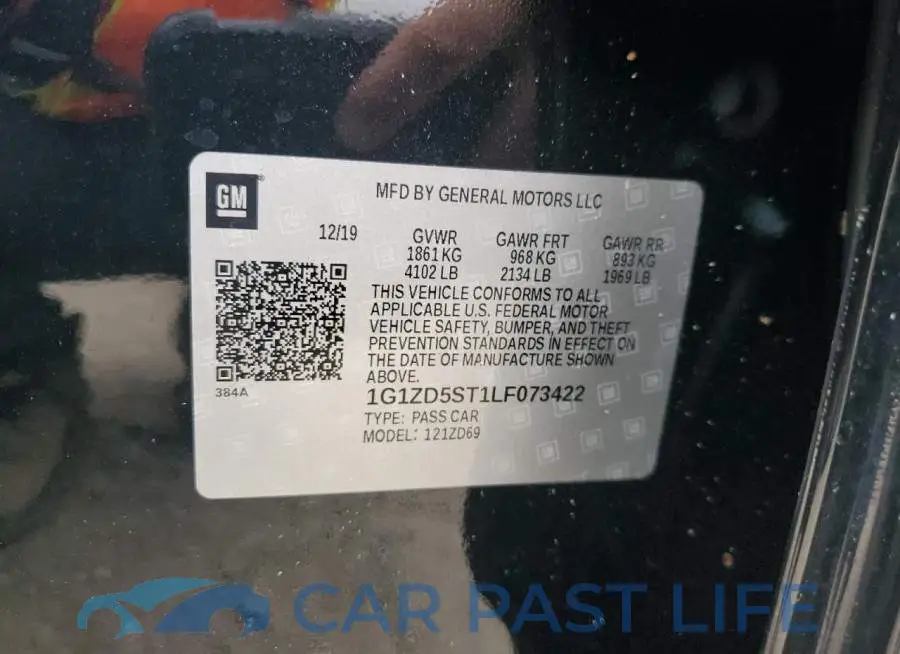 1G1ZD5ST1LF073422# 12