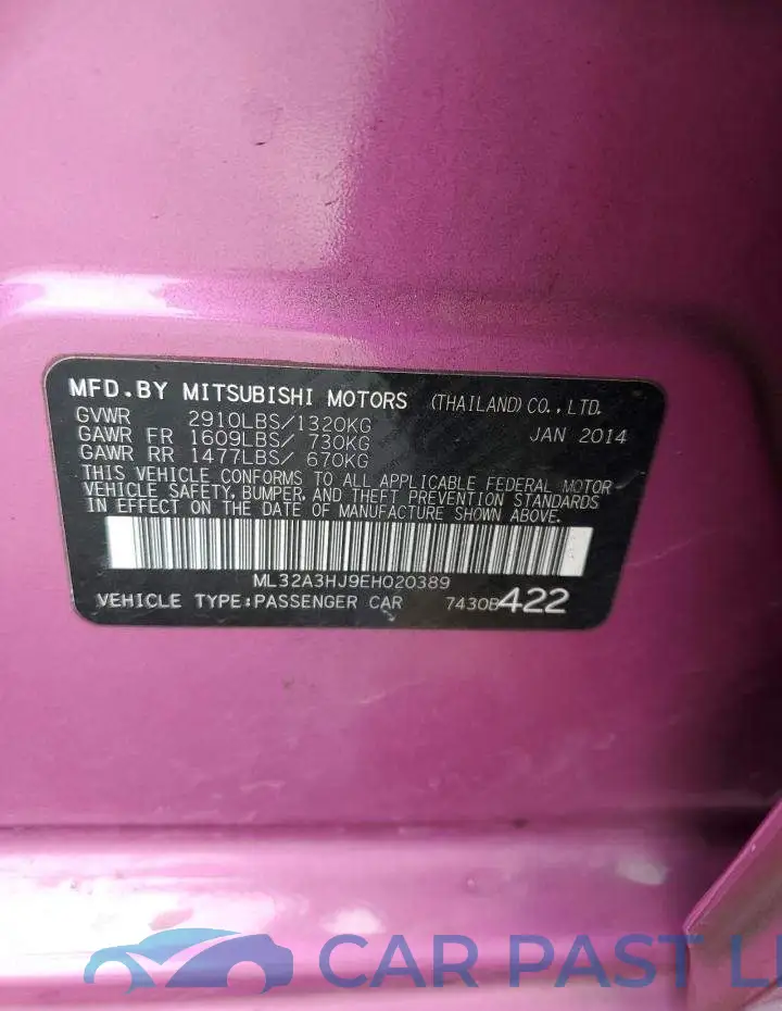 ML32A3HJ9EH020389# 12