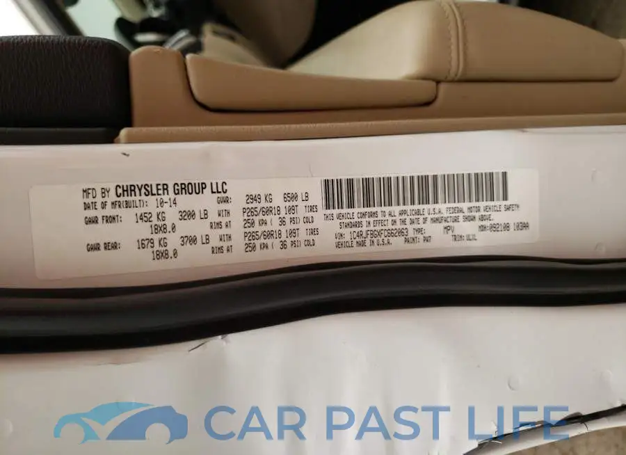 1C4RJFBGXFC662063# 12