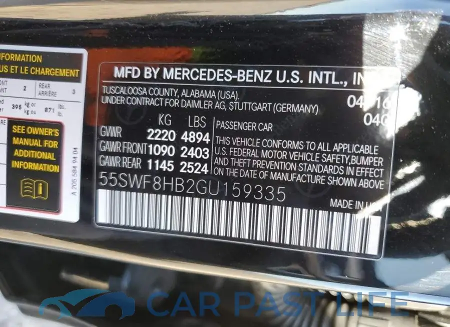55SWF8HB2GU159335# 12