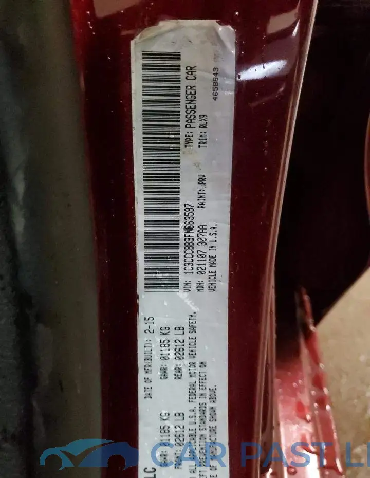 1C3CCCBB3FN663597# 12