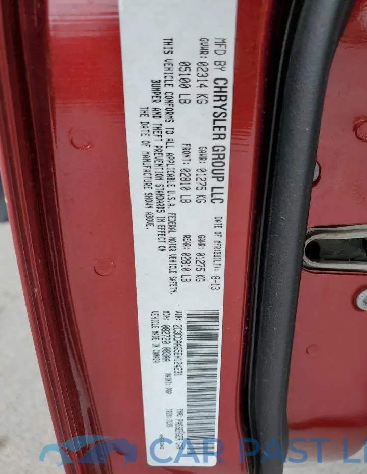 2C3CCAAG5EH124231# 12