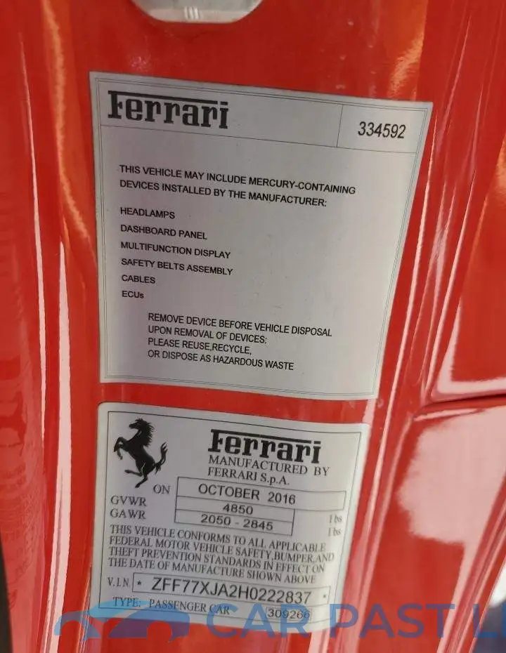 ZFF77XJA2H0222837# 12