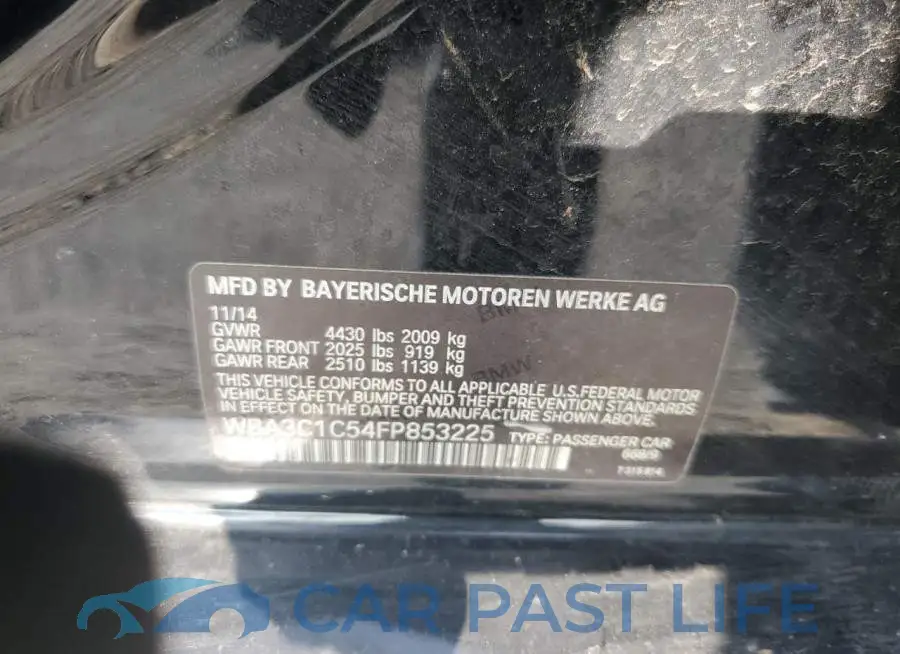 WBA3C1C54FP853225# 12