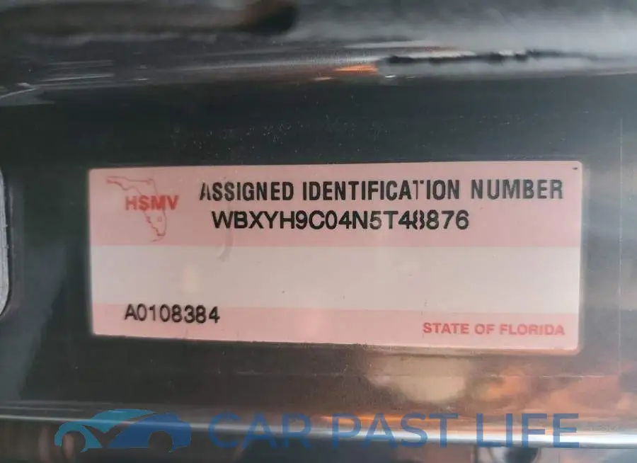 WBXYH9C04N5T48876# 13