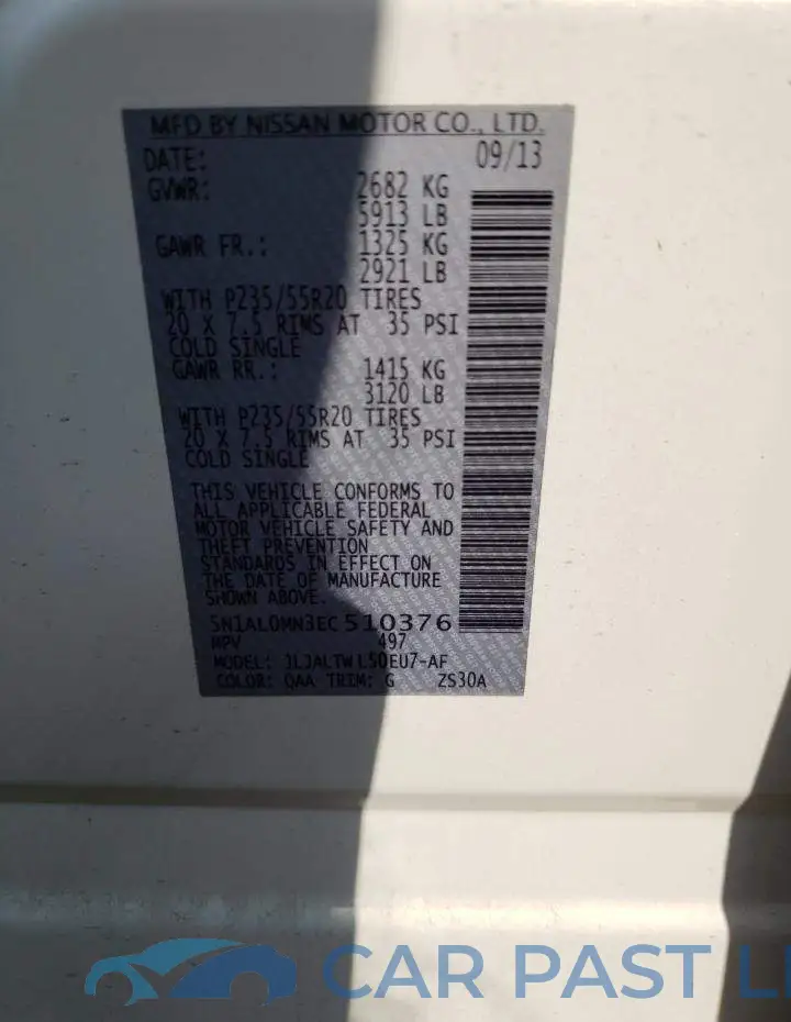 5N1AL0MN3EC510376# 13