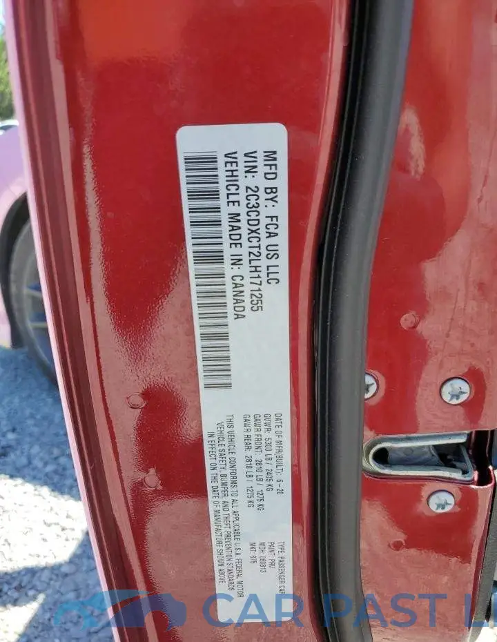 2C3CDXCT2LH171255# 12