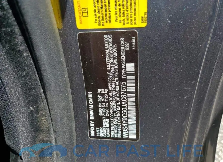 WBS4Y9C50JAC87675# 13
