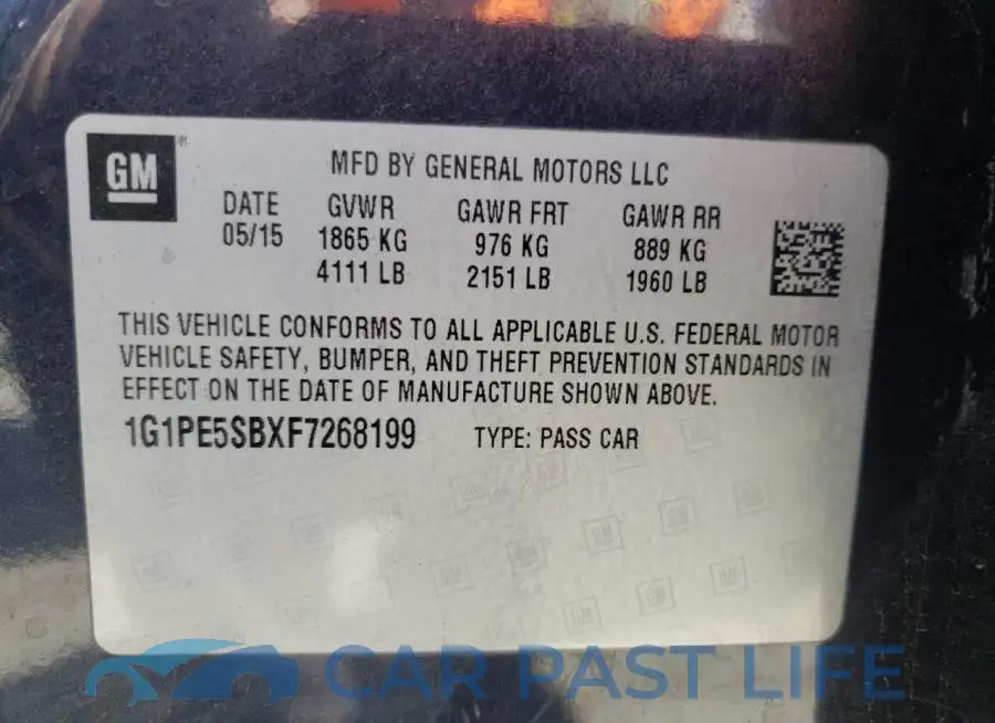 1G1PE5SBXF7268199# 12