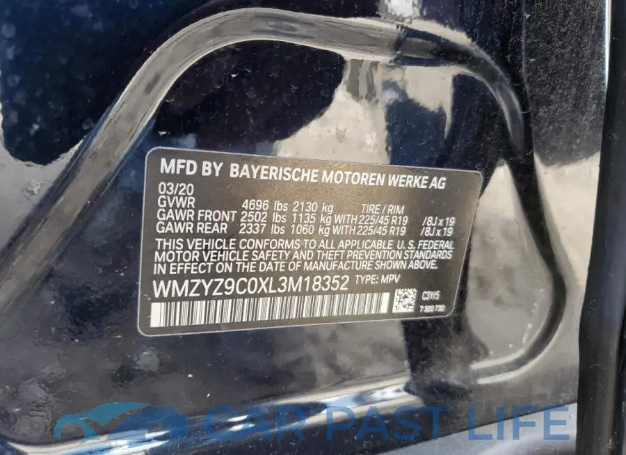 WMZYZ9C0XL3M18352# 12