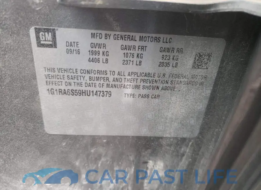 1G1RA6S59HU147379# 12