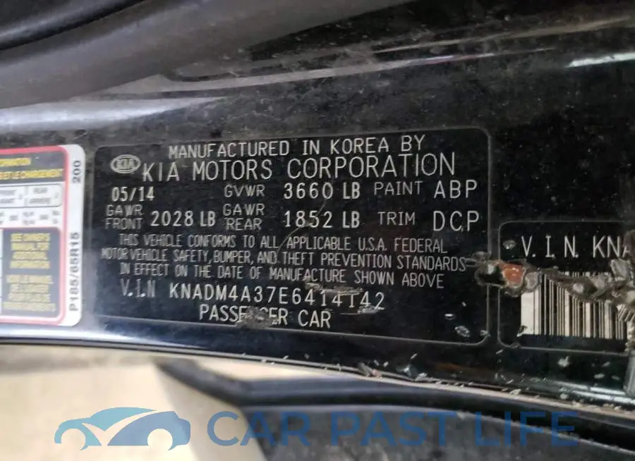 KNADM4A37E6414142# 12