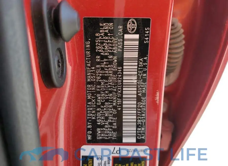 4T1BF1FKXEU824346# 12